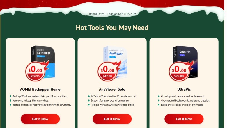 Promote AOMEI’s Biggest Christmas Carnival Giveaway + Cash Prize!