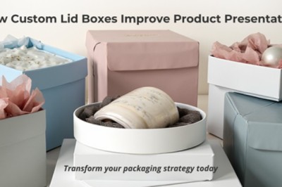 How Custom Lid Boxes Improve Product Presentation