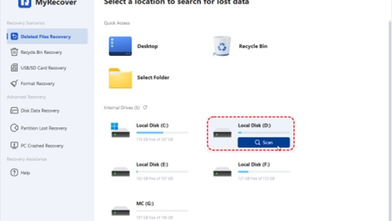 Recovery Data Software for PC - MyRecover