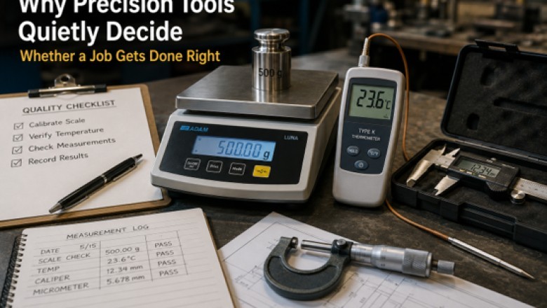 Why Precision Tools Quietly De!cide Whether a Job Gets Done Right!