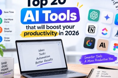 Top 20 AI tools that will boost your productivity in 2026