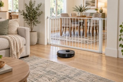 Robot Vacuum in Open Floor Plans with Baby Gates